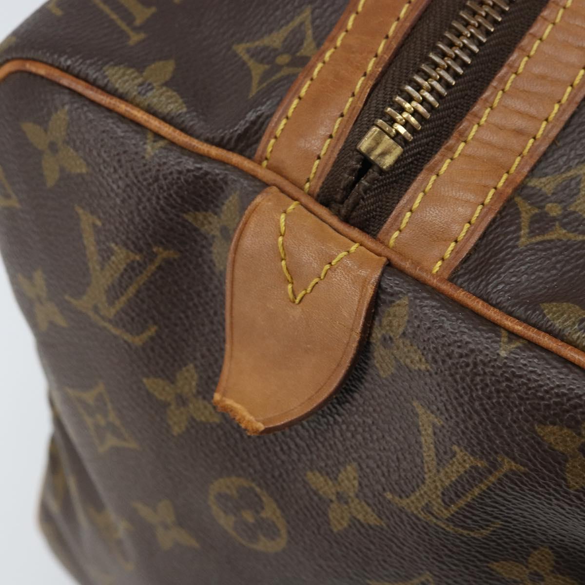LOUIS VUITTON Monogram Sac Souple 35 Boston Bag M41626 LV Auth YKZ540