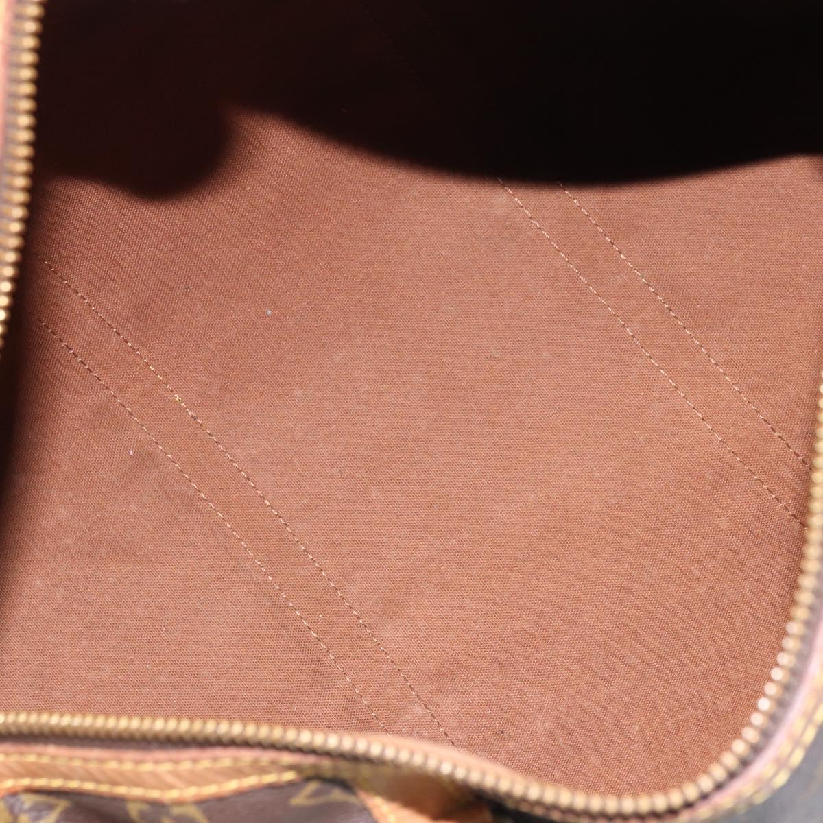 LOUIS VUITTON Monogram Sac Souple 35 Boston Bag M41626 LV Auth YKZ540