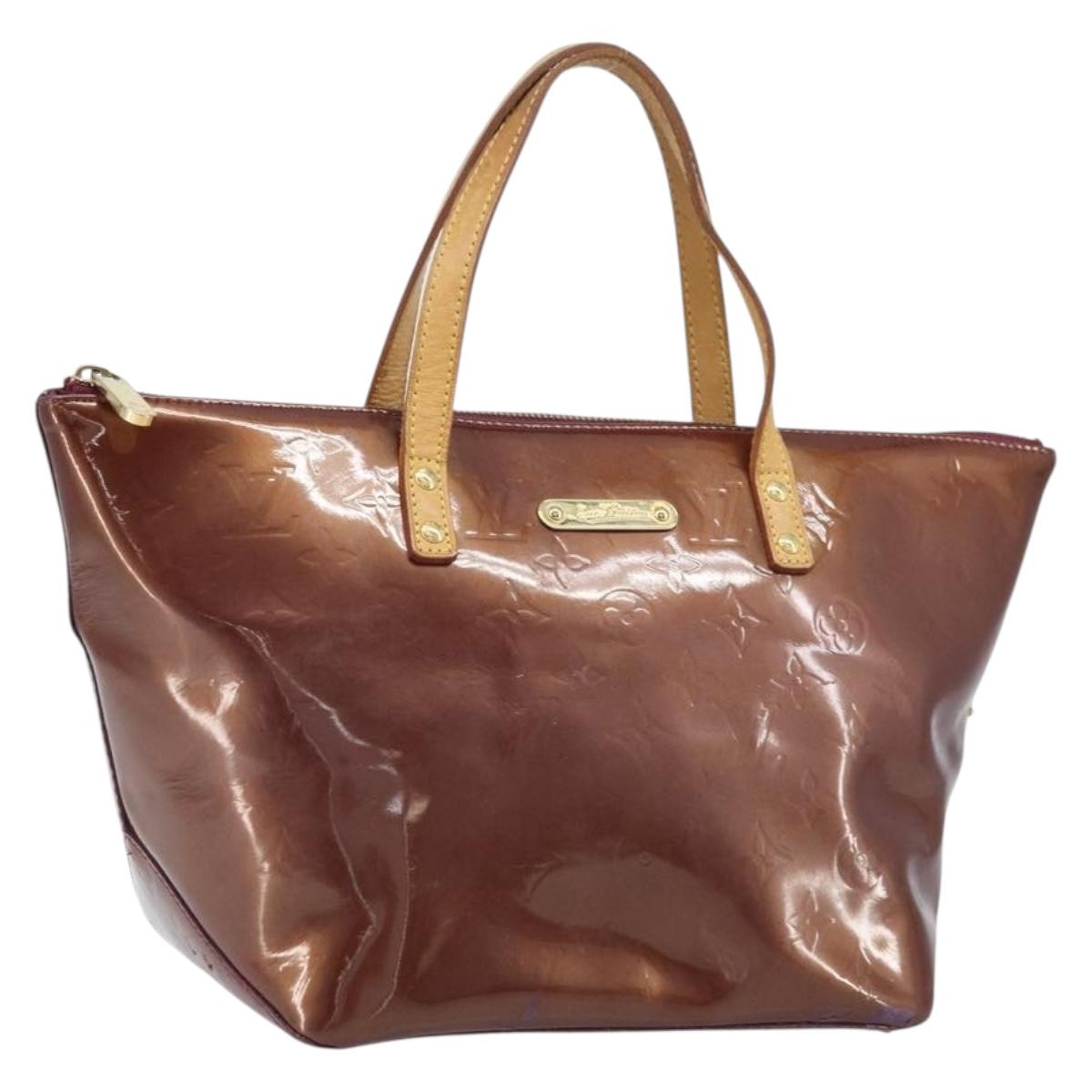 LOUIS VUITTON Monogram Vernis Bellevue GM Tote Bag Violet M93588 LV Auth YKZ544
