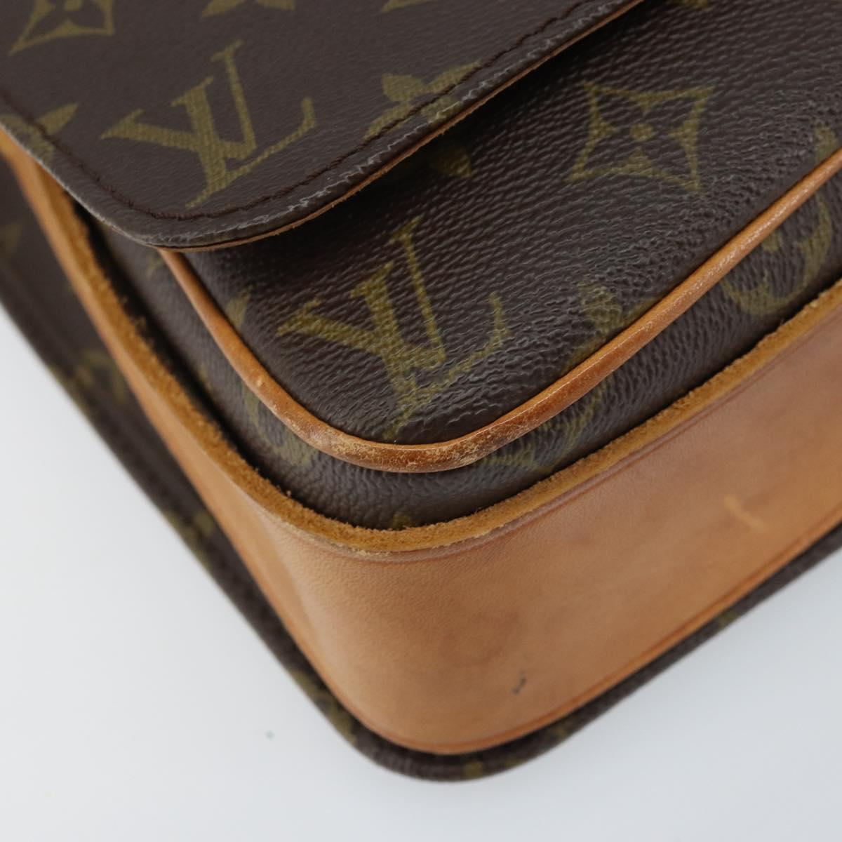 LOUIS VUITTON Monogram Cartouchiere GM Shoulder Bag M51252 LV Auth YKZ547A