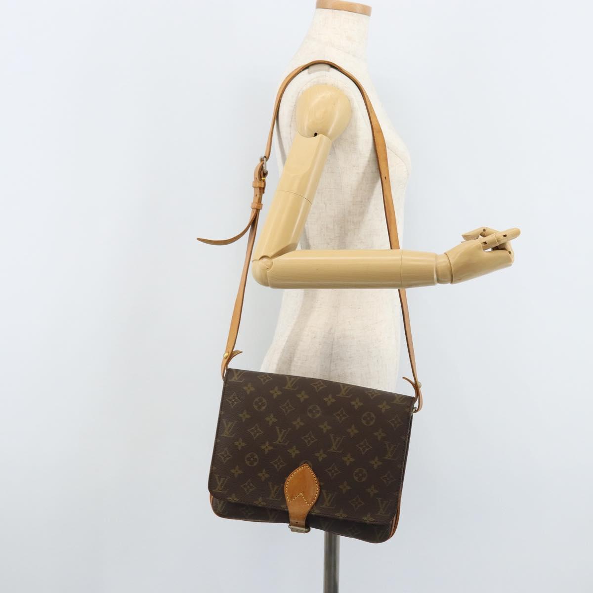 LOUIS VUITTON Monogram Cartouchiere GM Shoulder Bag M51252 LV Auth YKZ547A