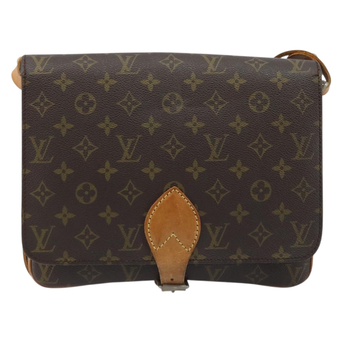 LOUIS VUITTON Monogram Cartouchiere GM Shoulder Bag M51252 LV Auth YKZ547A