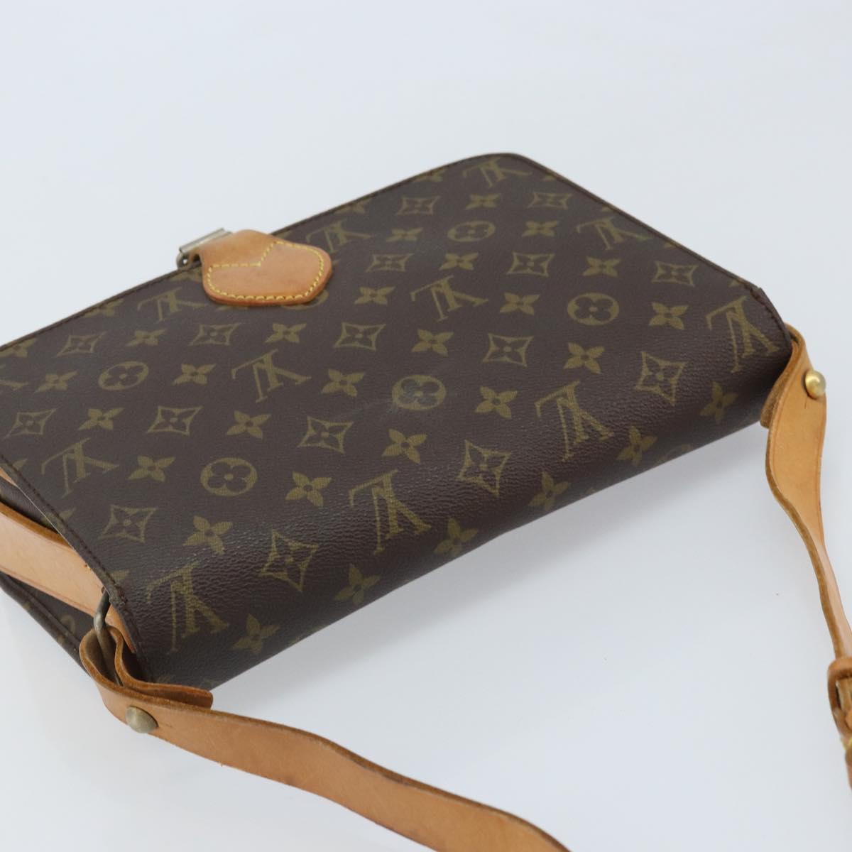 LOUIS VUITTON Monogram Cartouchiere GM Shoulder Bag M51252 LV Auth YKZ547A