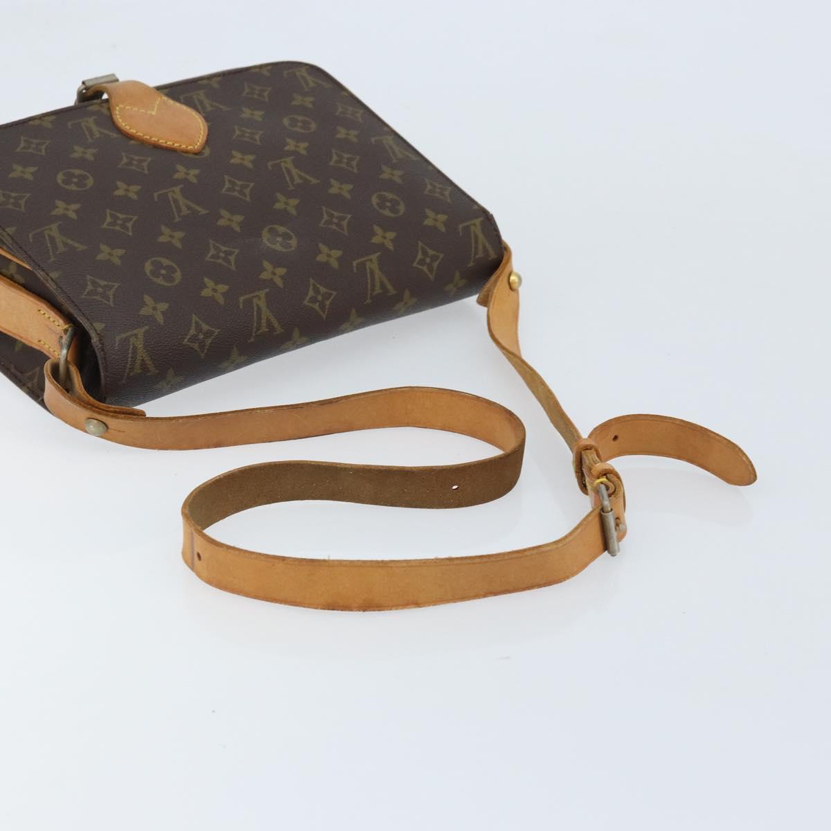 LOUIS VUITTON Monogram Cartouchiere GM Shoulder Bag M51252 LV Auth YKZ547A