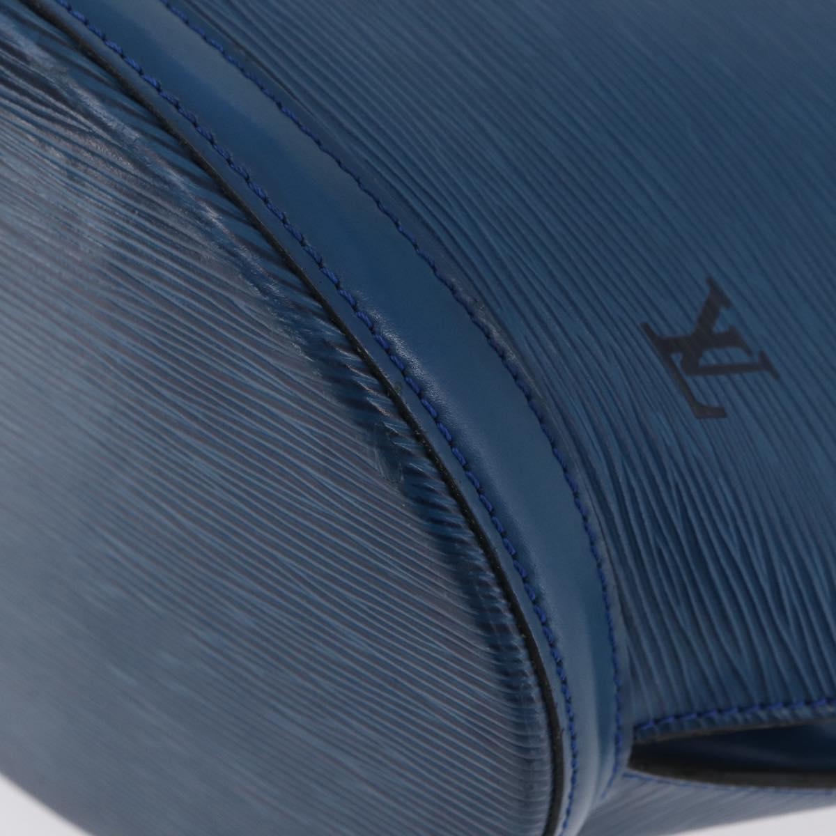 LOUIS VUITTON Epi Saint Jacques Shopping Shoulder Bag Blue M52275 LV Auth YKZ551
