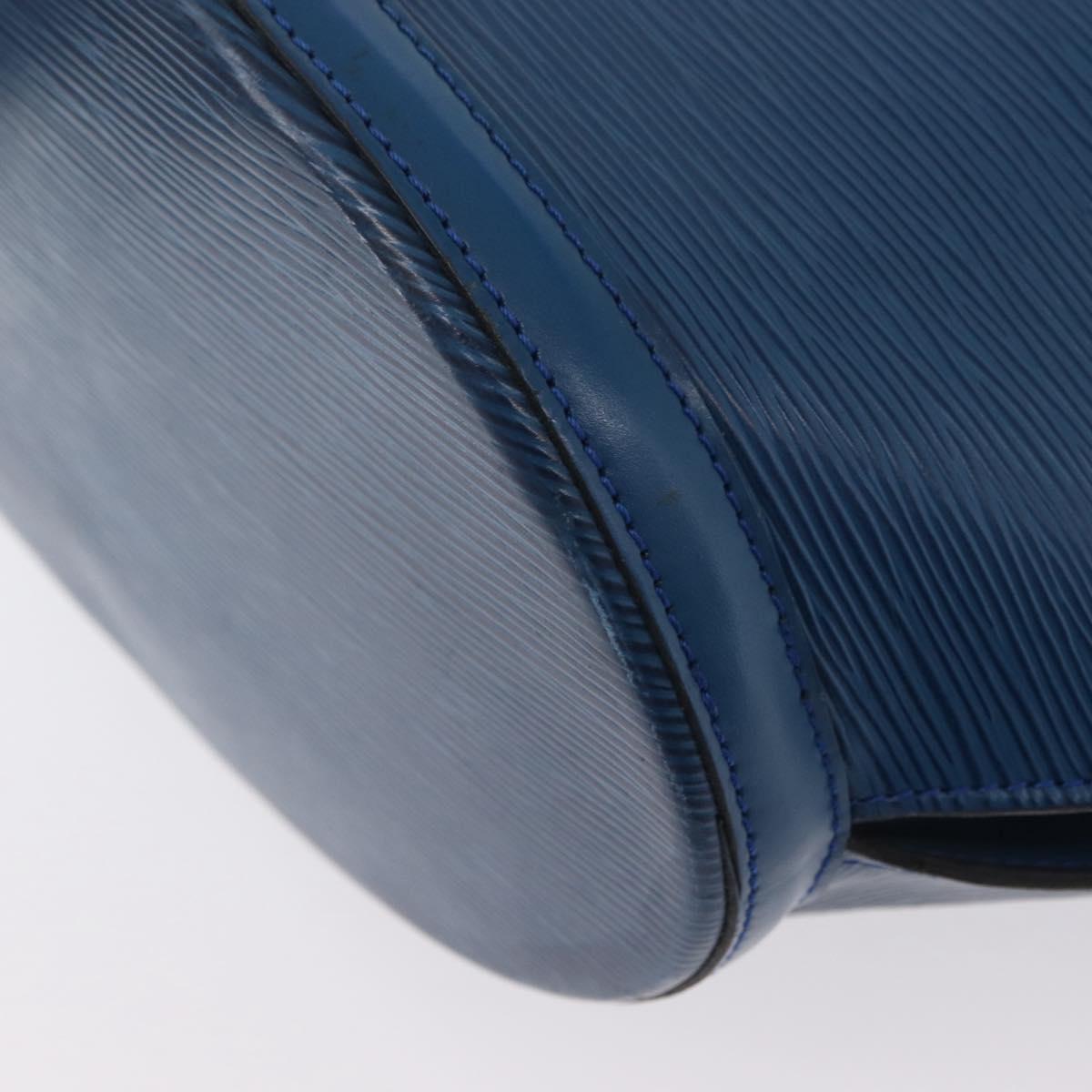 LOUIS VUITTON Epi Saint Jacques Shopping Shoulder Bag Blue M52275 LV Auth YKZ551