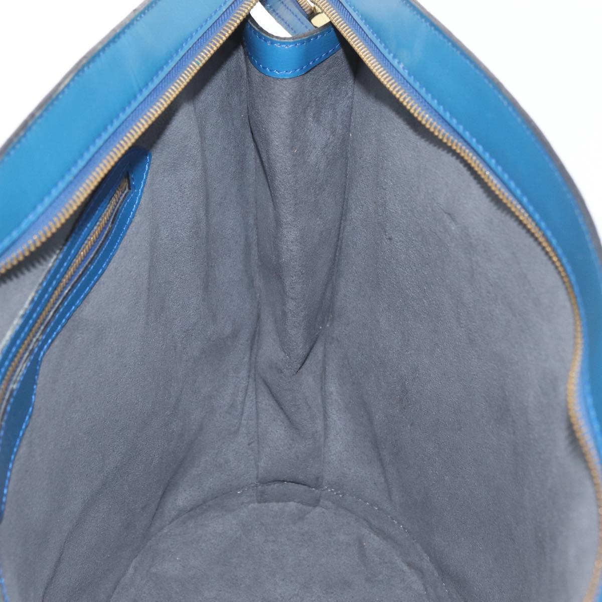 LOUIS VUITTON Epi Saint Jacques Shopping Shoulder Bag Blue M52275 LV Auth YKZ551