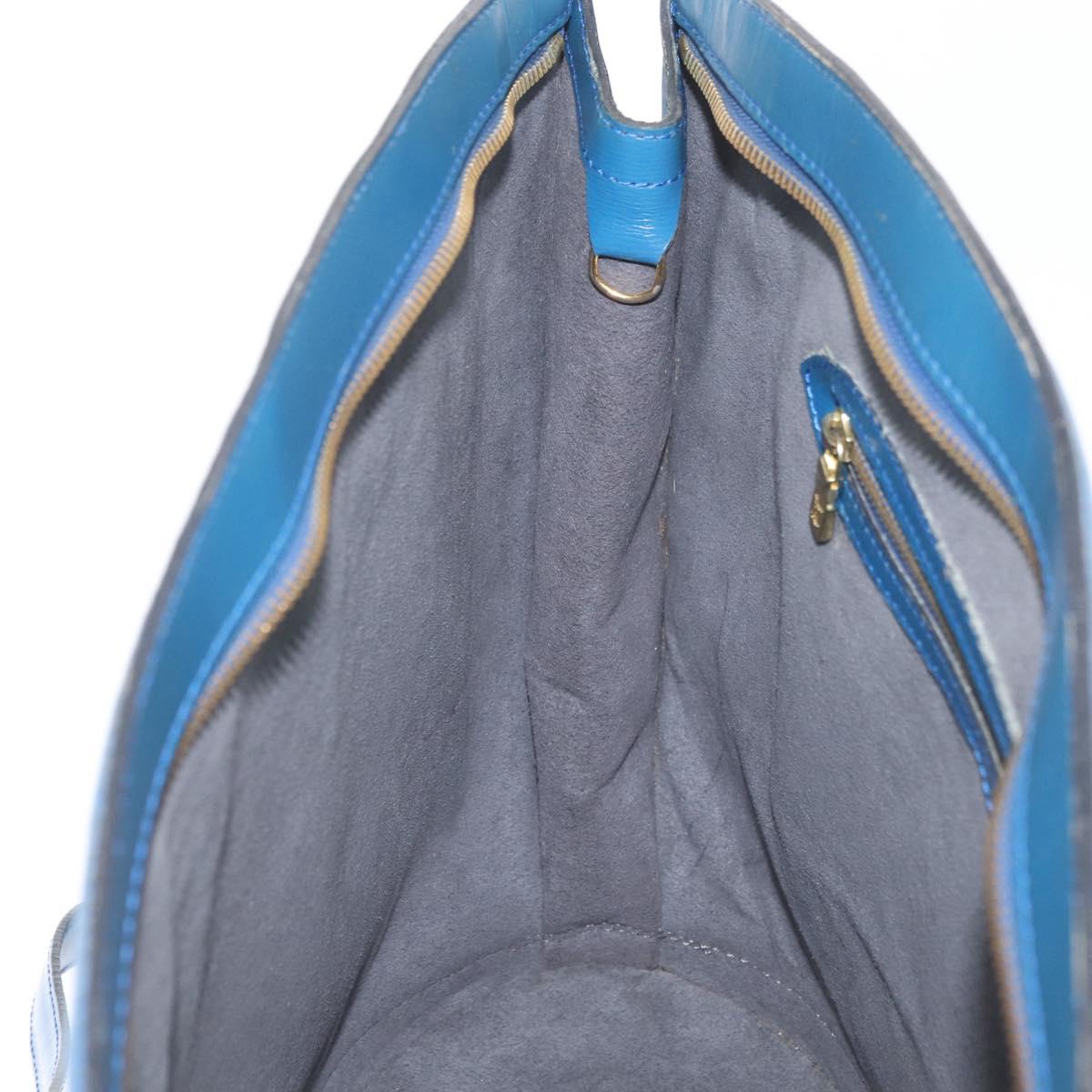 LOUIS VUITTON Epi Saint Jacques Shopping Shoulder Bag Blue M52275 LV Auth YKZ551