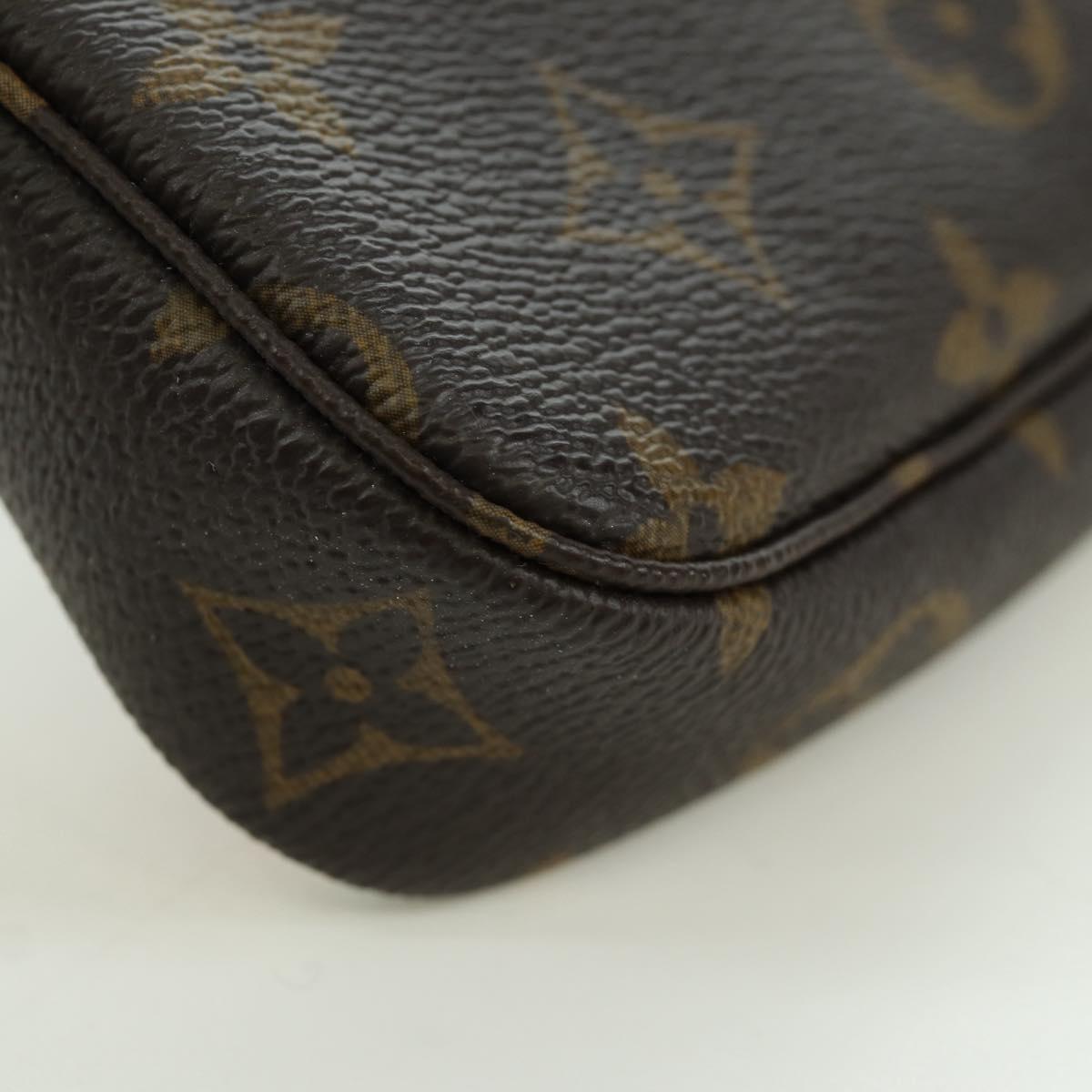 LOUIS VUITTON Monogram Vivienne Mini Pochette Accessoires M81633 Auth YKZ562SAM