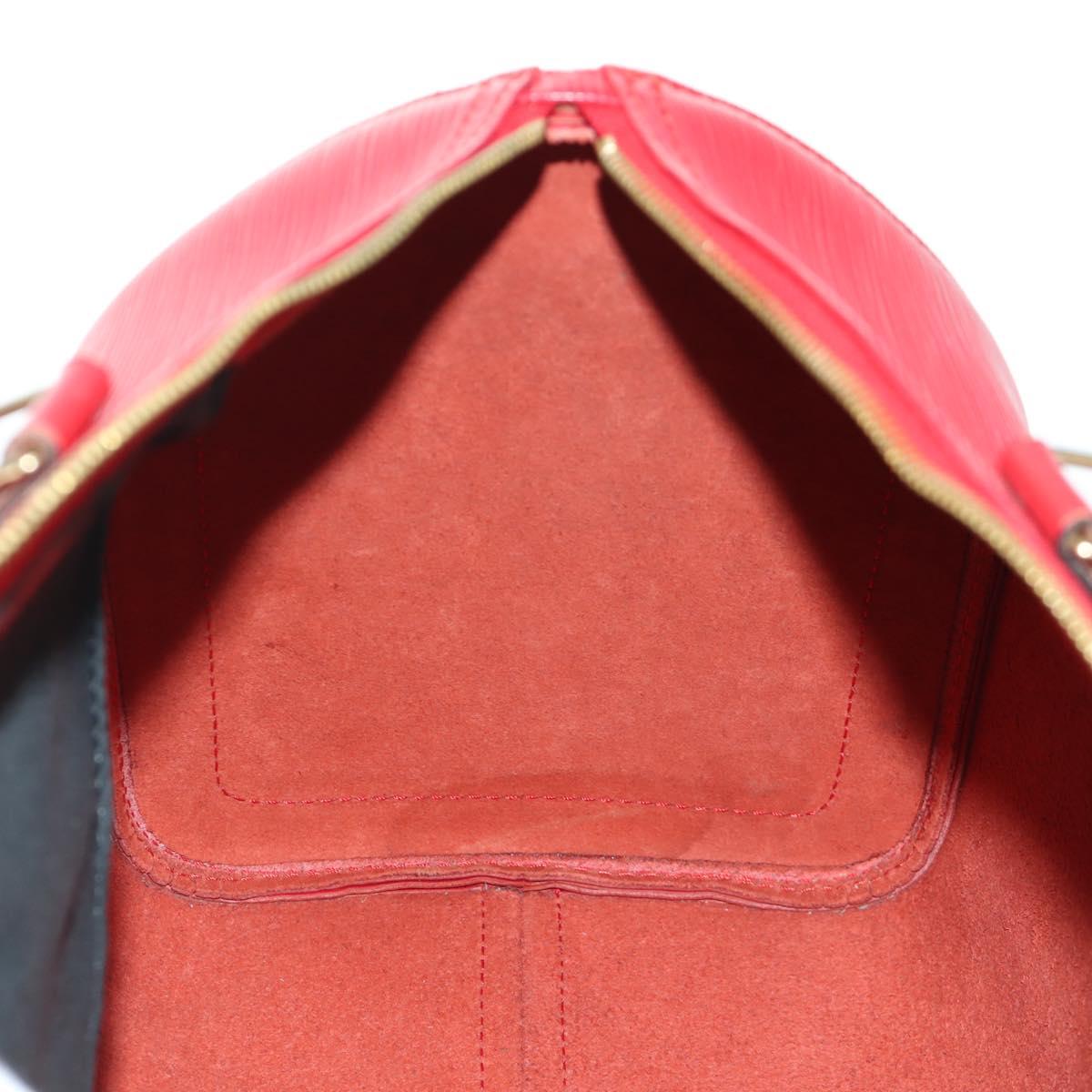 LOUIS VUITTON Epi Speedy 35 Hand Bag Castilian Red M42997 LV Auth YKZ570V