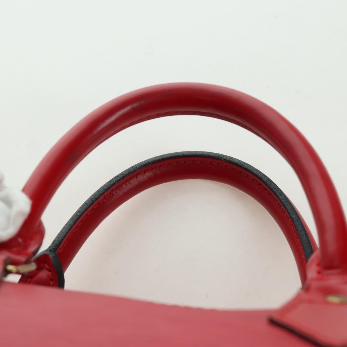 LOUIS VUITTON Epi Speedy 35 Hand Bag Castilian Red M42997 LV Auth YKZ570V