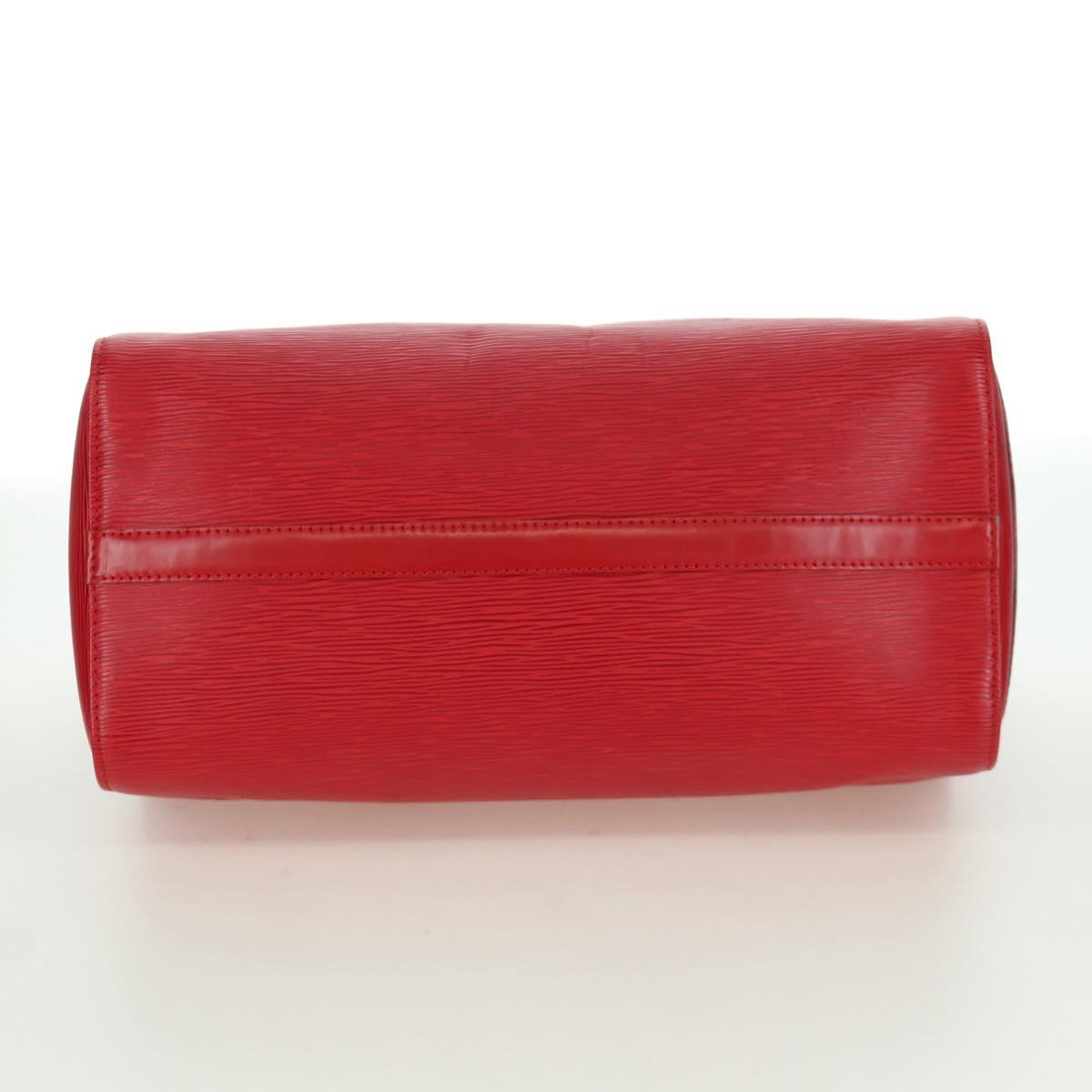 LOUIS VUITTON Epi Speedy 35 Hand Bag Castilian Red M42997 LV Auth YKZ570V