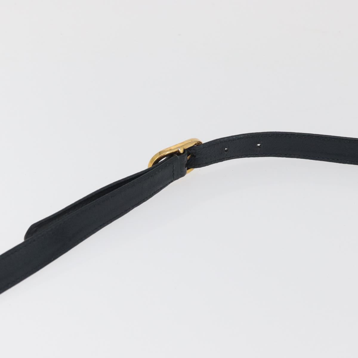 GUCCI GG Supreme Sherry Line Shoulder Bag PVC Navy Gold 93 02 049 Auth YKZ595