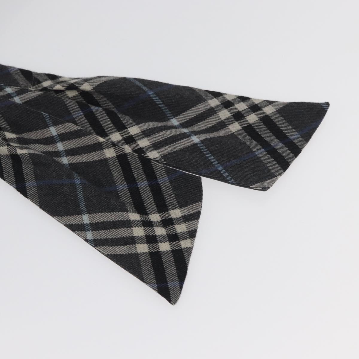 BURBERRY Nova Check One Piece Blue Label Canvas Gray Auth YKZ605A