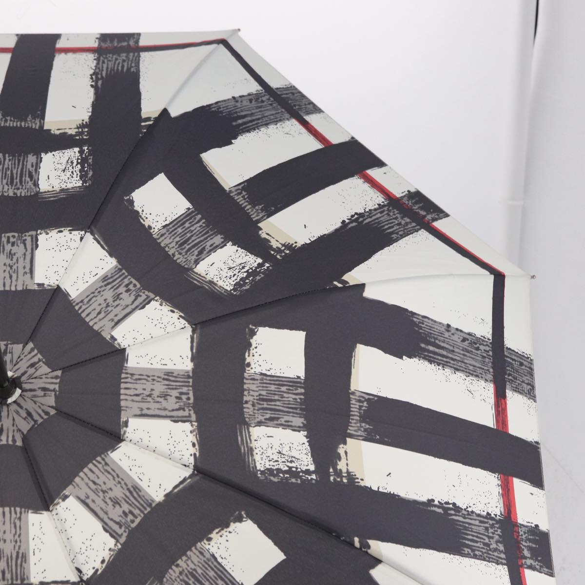 BURBERRY Nova Check Umbrella Nylon Gray Auth YKZ611A