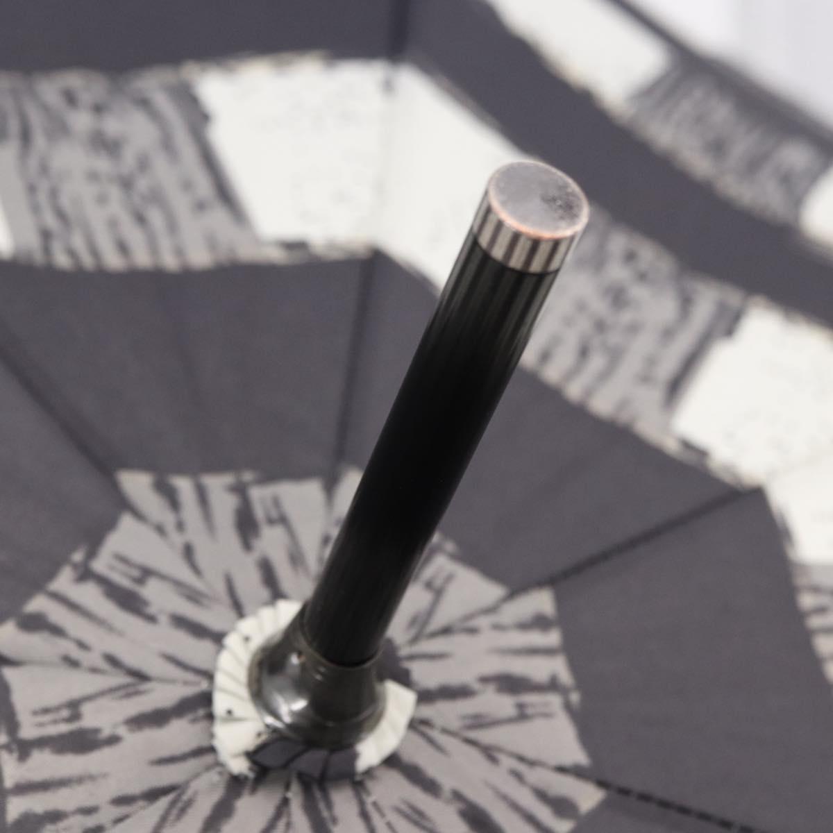 BURBERRY Nova Check Umbrella Nylon Gray Auth YKZ611A