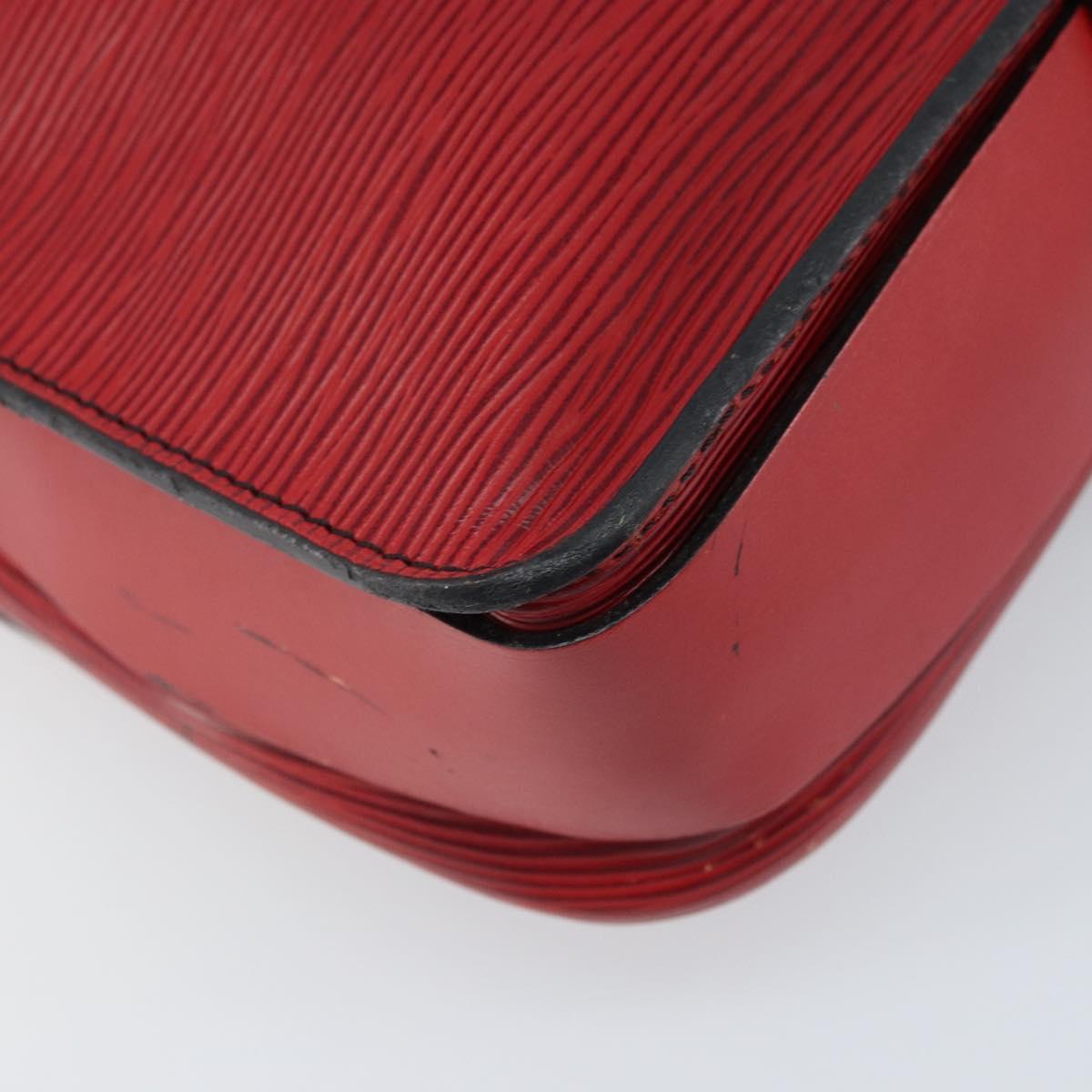 LOUIS VUITTON Epi Cartesier MM Shoulder Bag Red M52247 LV Auth YKZ616