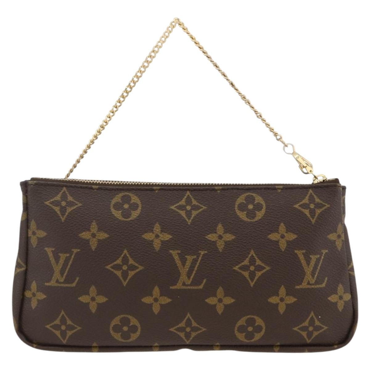 LOUIS VUITTON Monogram Sac shopping pouch Pouch LV Auth YKZ620