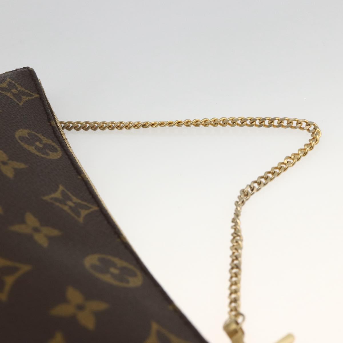 LOUIS VUITTON Monogram Sac shopping pouch Pouch LV Auth YKZ620