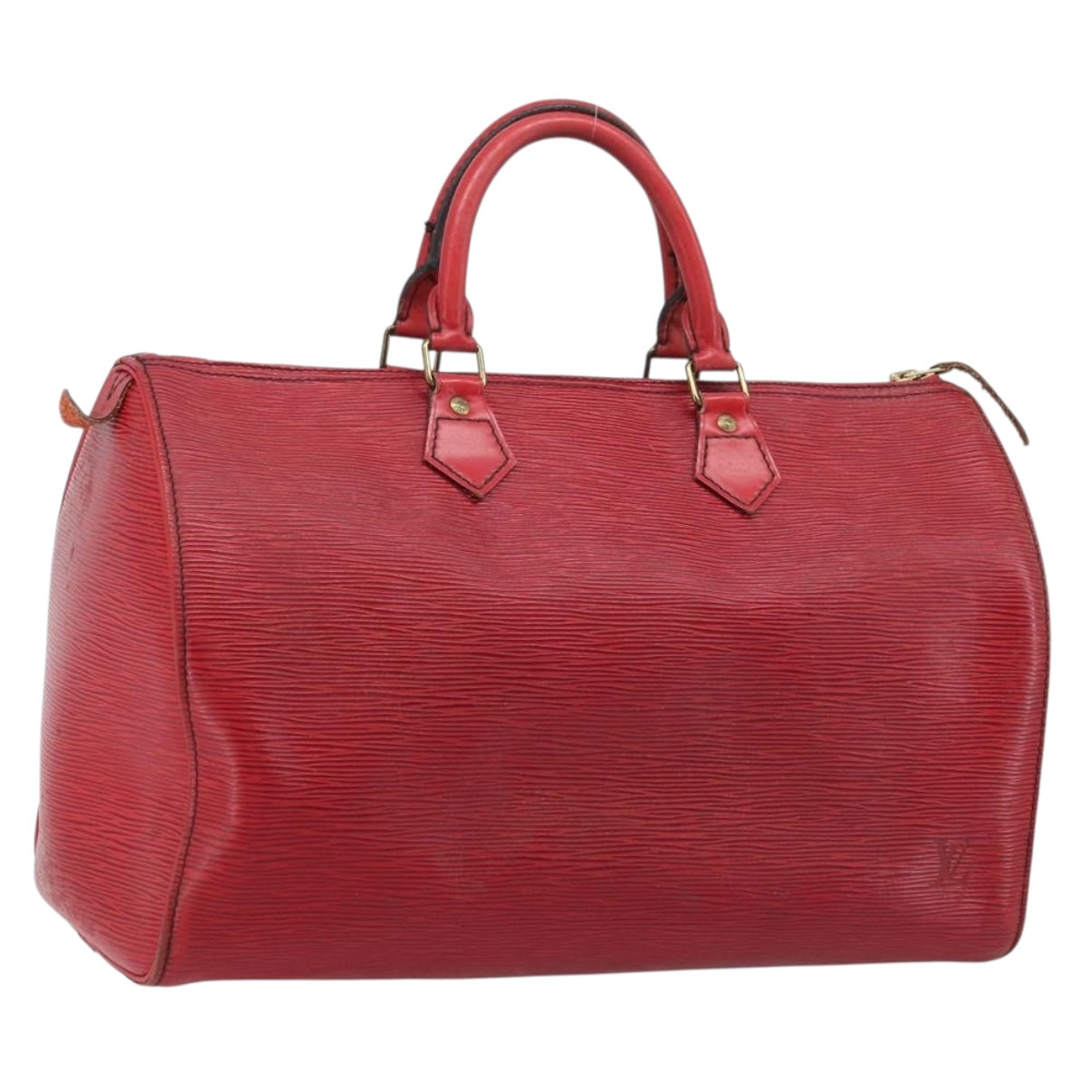 LOUIS VUITTON Epi Speedy 35 Hand Bag Castilian Red M42997 LV Auth YKZ623A
