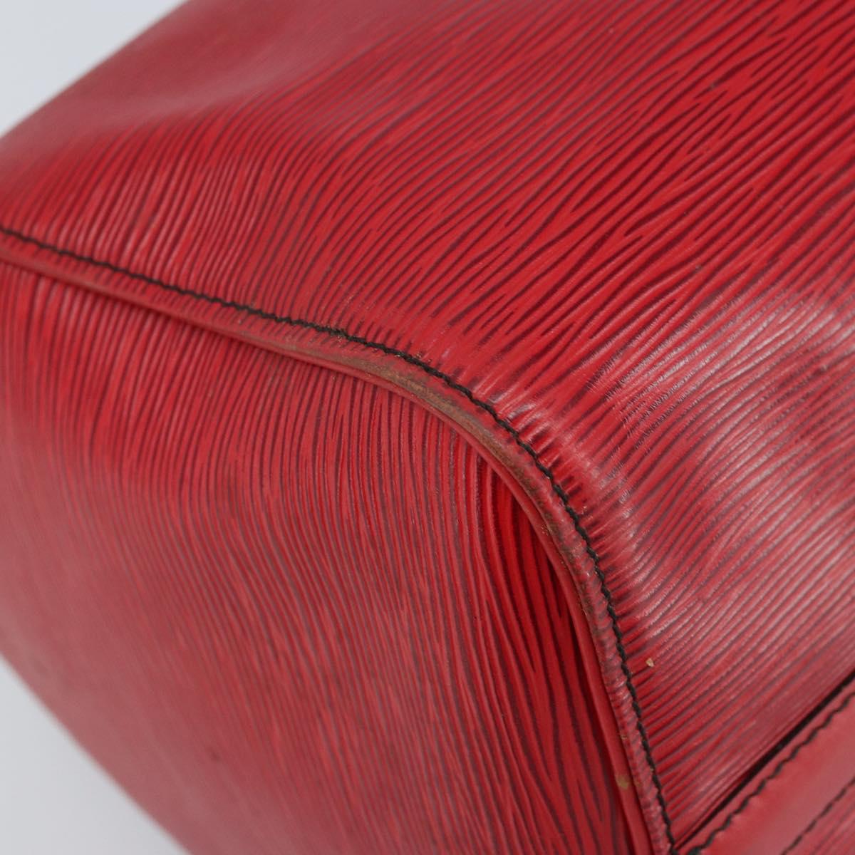 LOUIS VUITTON Epi Speedy 35 Hand Bag Castilian Red M42997 LV Auth YKZ623A