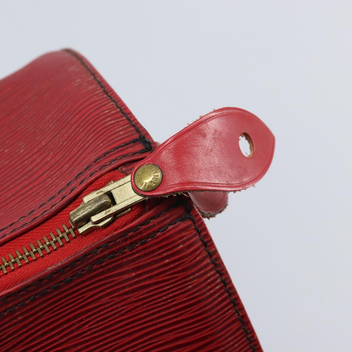 LOUIS VUITTON Epi Speedy 35 Hand Bag Castilian Red M42997 LV Auth YKZ623A