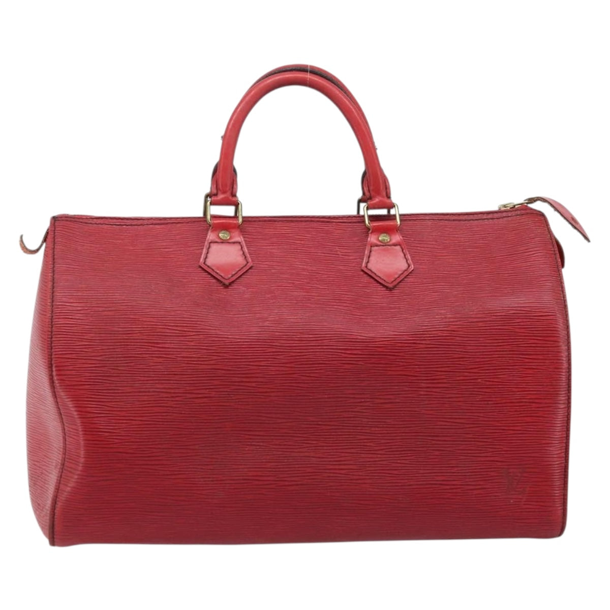 LOUIS VUITTON Epi Speedy 35 Hand Bag Castilian Red M42997 LV Auth YKZ623A