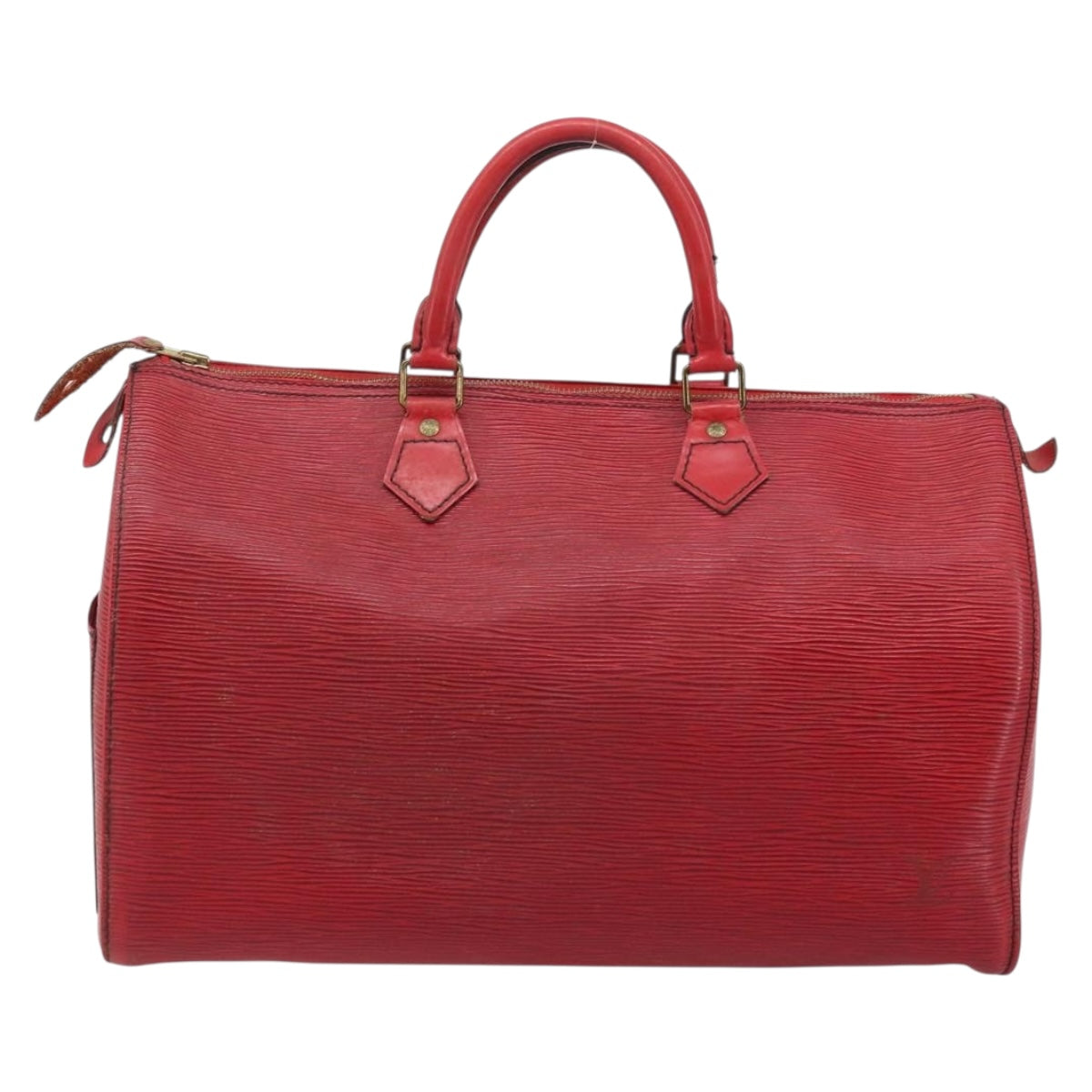 LOUIS VUITTON Epi Speedy 35 Hand Bag Castilian Red M42997 LV Auth YKZ623A