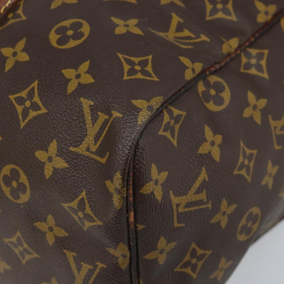 LOUIS VUITTON Monogram Sac Souple 35 Boston Bag M41626 LV Auth YKZ630