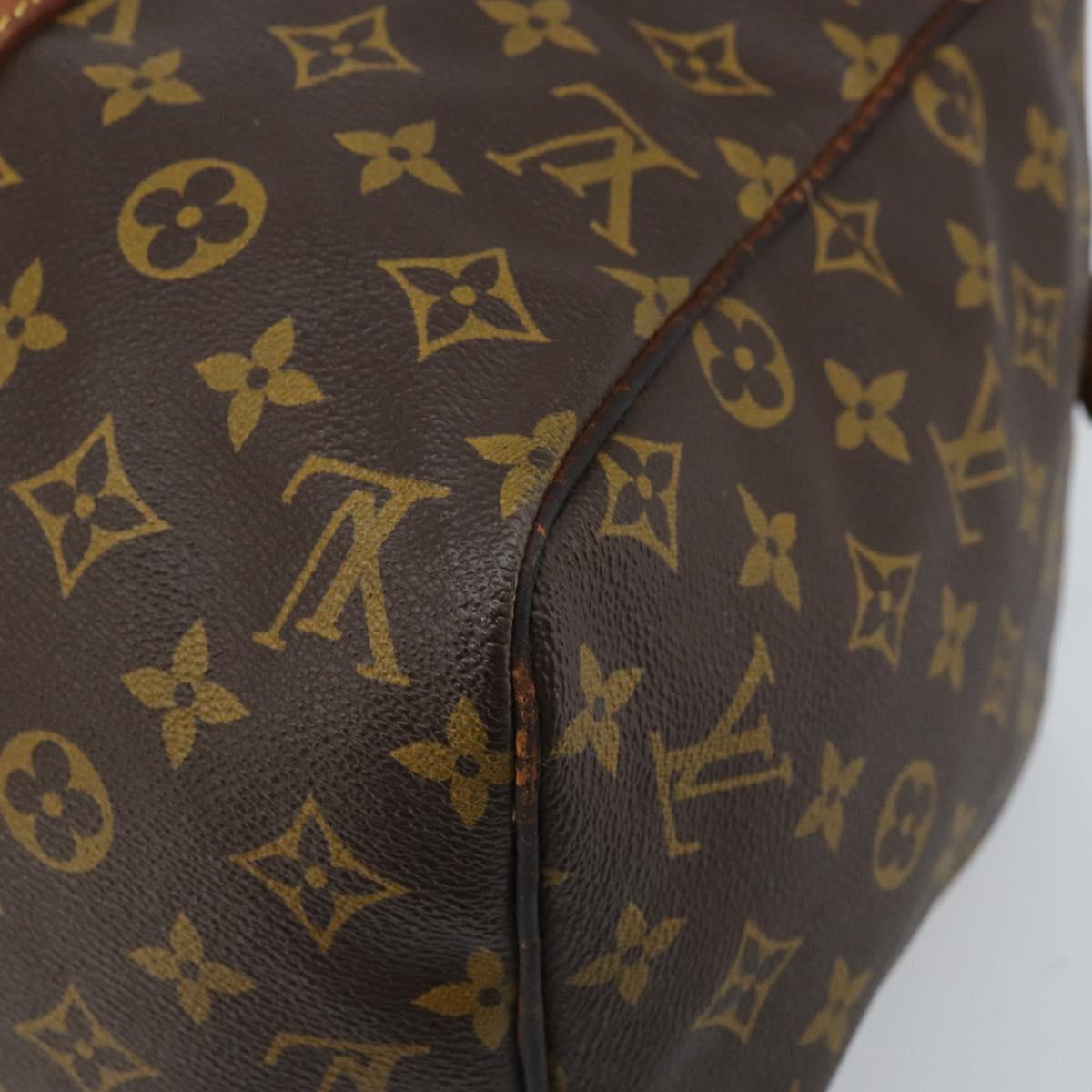 LOUIS VUITTON Monogram Sac Souple 35 Boston Bag M41626 LV Auth YKZ630