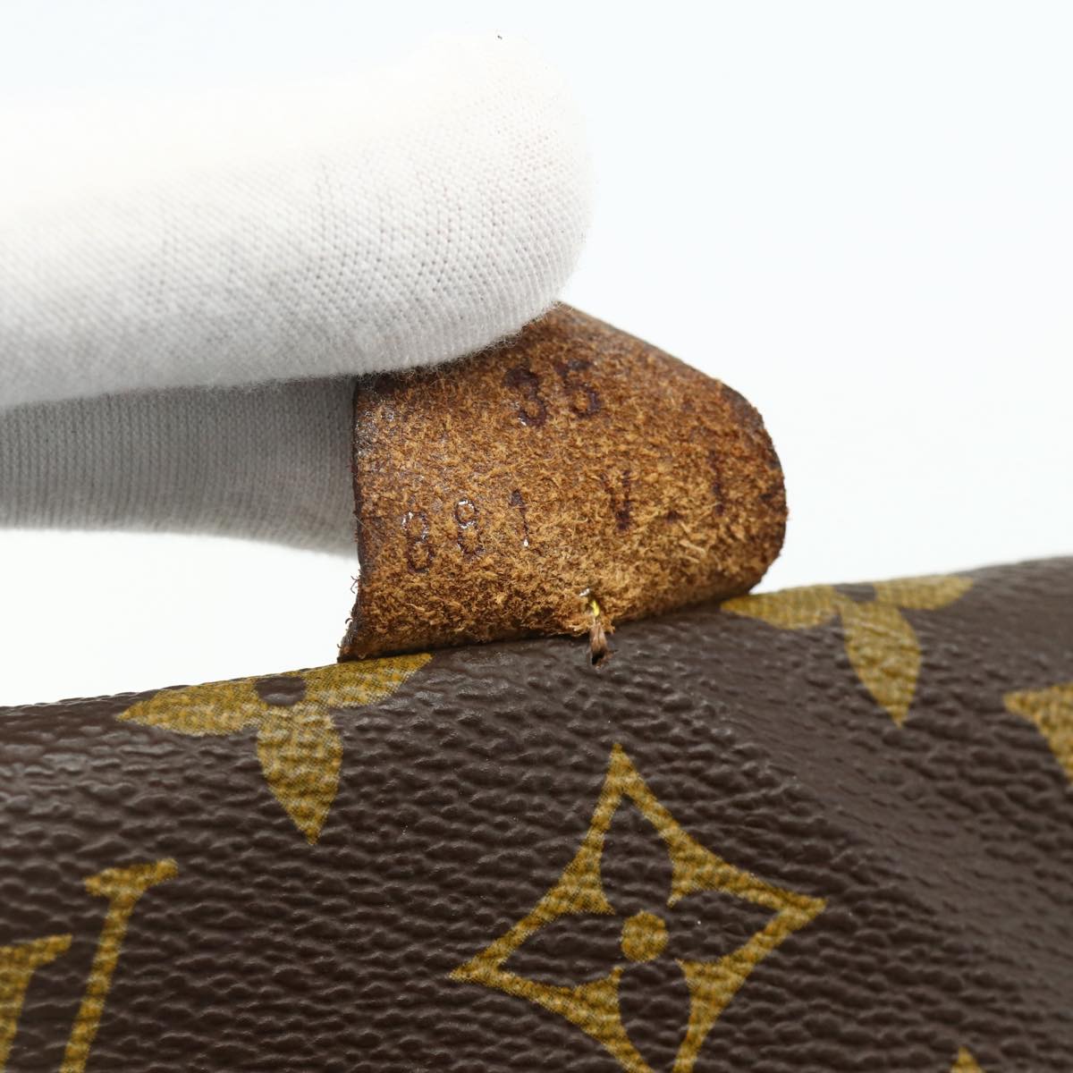 LOUIS VUITTON Monogram Sac Souple 35 Boston Bag M41626 LV Auth YKZ630