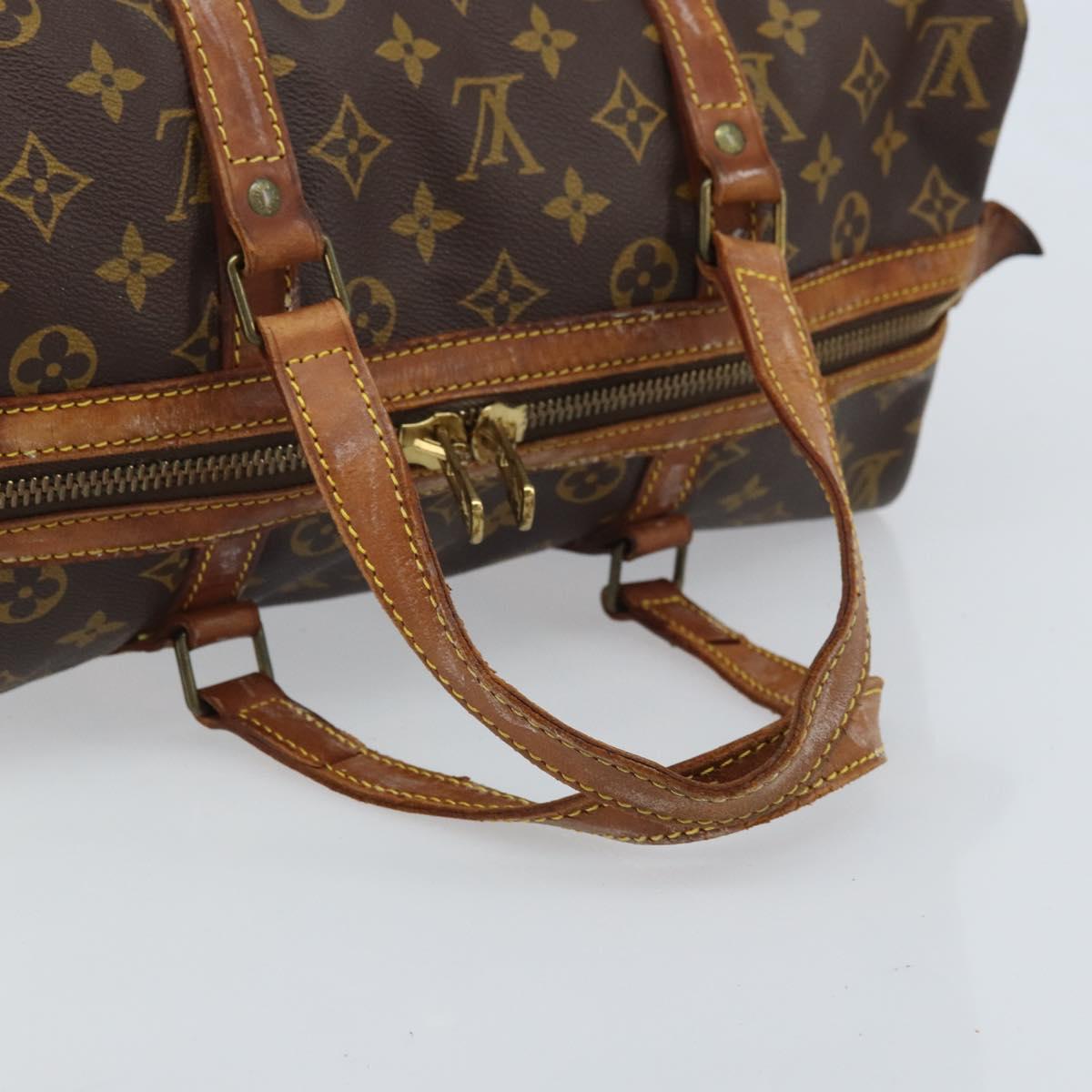 LOUIS VUITTON Monogram Sac Souple 35 Boston Bag M41626 LV Auth YKZ630