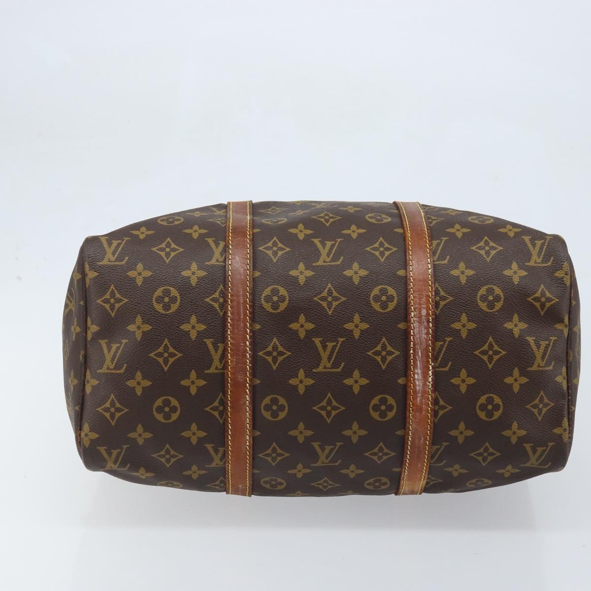 LOUIS VUITTON Monogram Sac Souple 35 Boston Bag M41626 LV Auth YKZ630