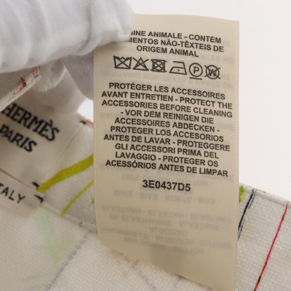 HERMES Short Pants 36 Multicolor Silver Auth YKZ632M