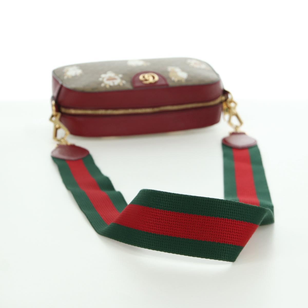 GUCCI Micro GG Supreme Doraemon Collaboration Bag PVC 574886 Auth YKZ711SAM