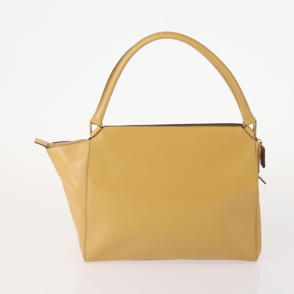 PRADA Shoulder Bag Nylon Leather 3 Set Beige Khaki Auth YKZ717