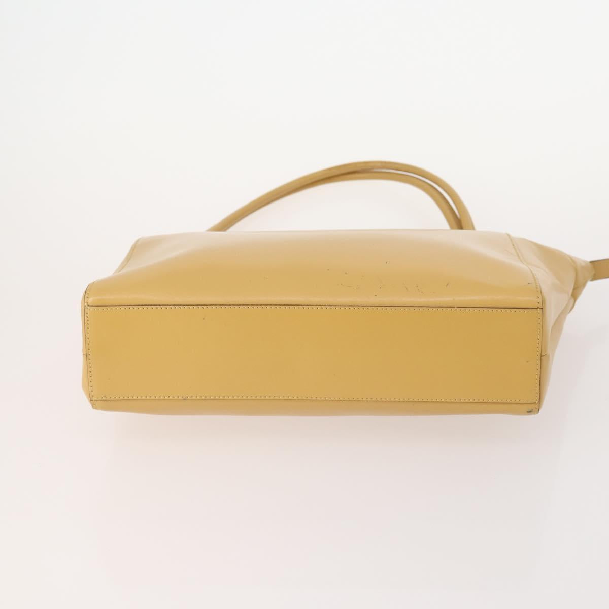 PRADA Shoulder Bag Nylon Leather 3 Set Beige Khaki Auth YKZ717