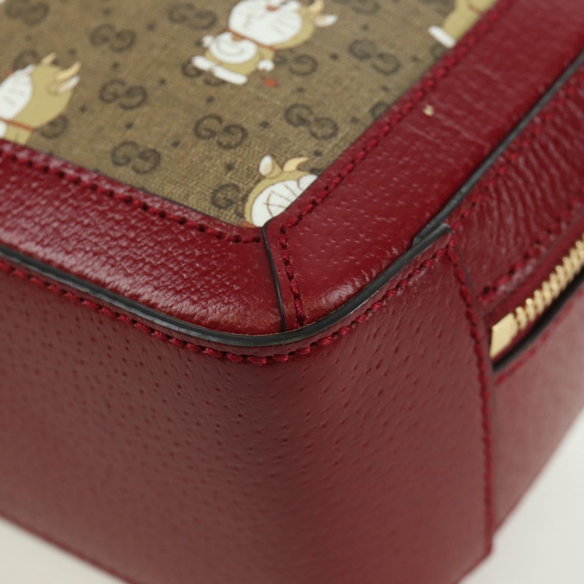 GUCCI Micro GG Supreme Doraemon Collaboration Bag PVC 655596 Auth YKZ730SAM