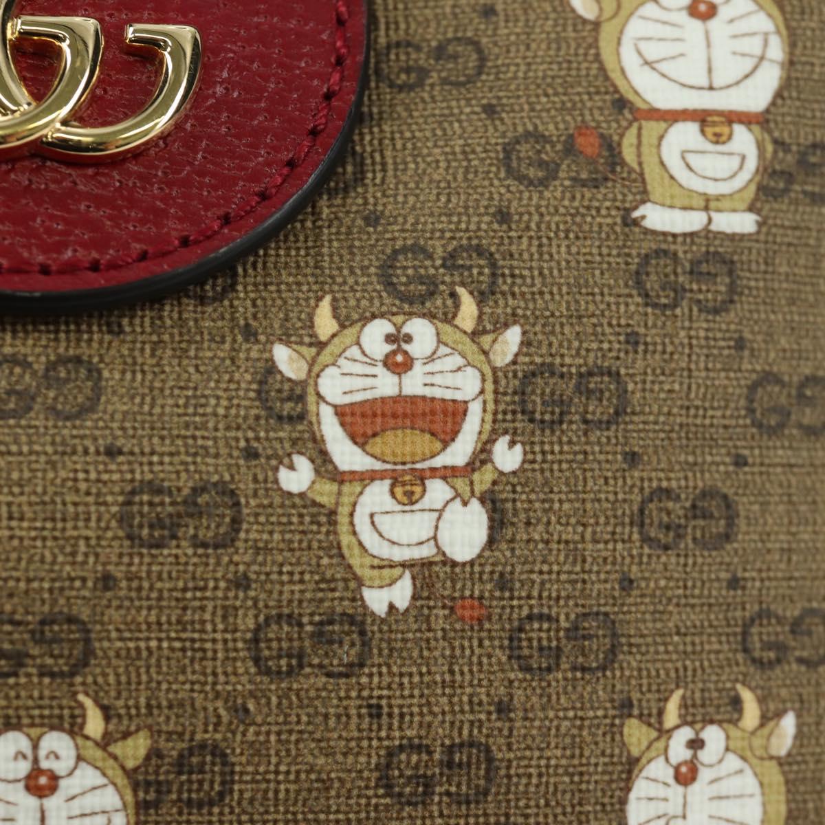 GUCCI Micro GG Supreme Doraemon Collaboration Bag PVC 655596 Auth YKZ730SAM