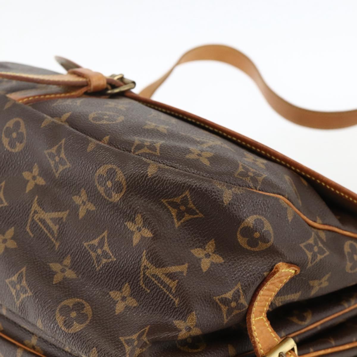 LOUIS VUITTON Monogram Saumur 35 Shoulder Bag M42254 LV Auth YKZ742