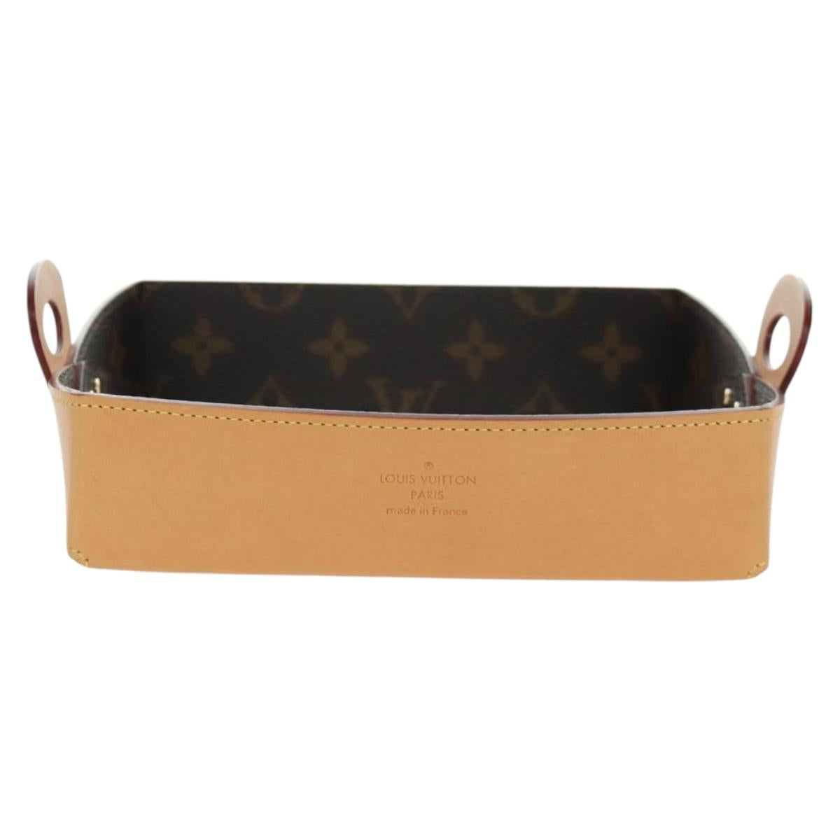 LOUIS VUITTON Monogram Wood Posh MM Accessory Case GI0150 LV Auth YKZ746M
