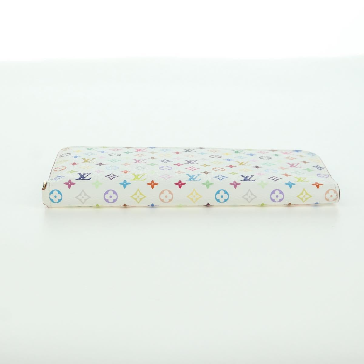 LOUIS VUITTON Multicolor PortefeuilleInsolite Wallet White M93750 Auth YKZ751SAM