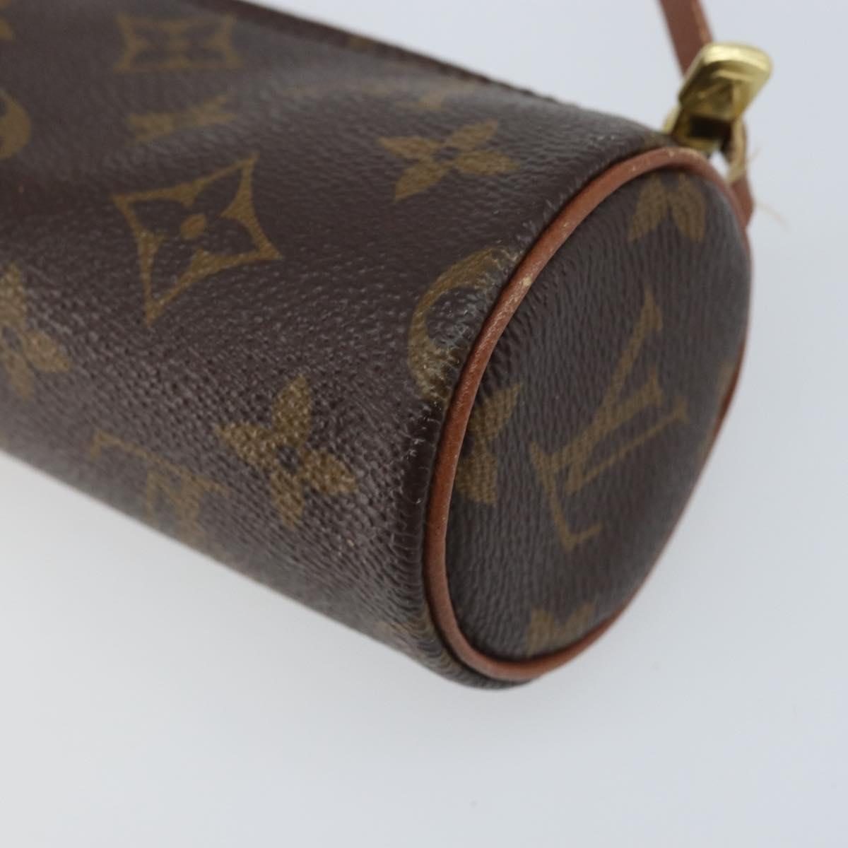 LOUIS VUITTON Monogram Papillon Pouch LV Auth YKZ758A