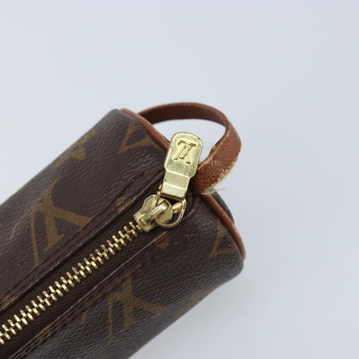 LOUIS VUITTON Monogram Papillon Pouch LV Auth YKZ758A