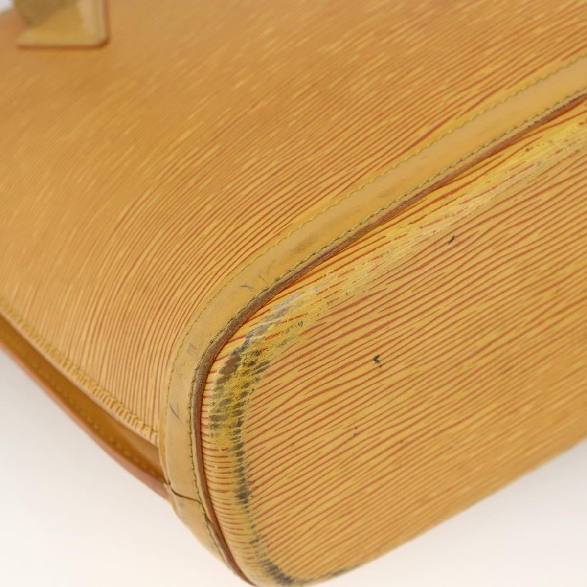 LOUIS VUITTON Epi Lussac Shoulder Bag Yellow M52289 LV Auth YKZ765