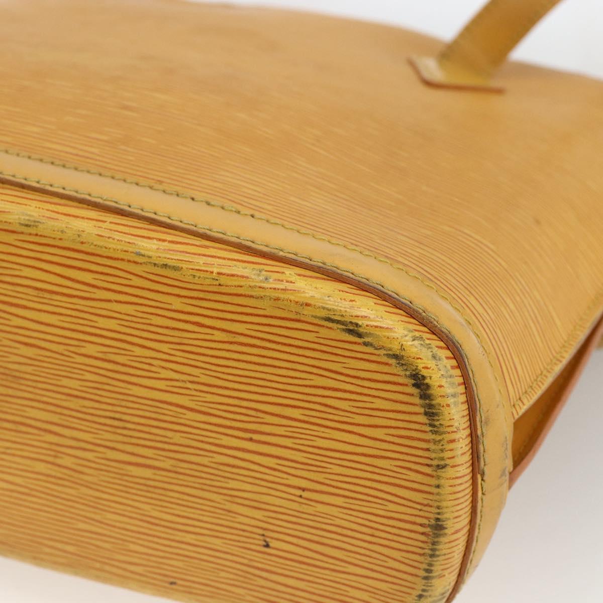 LOUIS VUITTON Epi Lussac Shoulder Bag Yellow M52289 LV Auth YKZ765