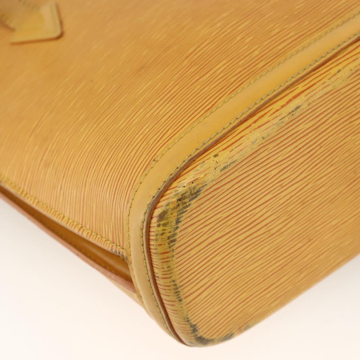 LOUIS VUITTON Epi Lussac Shoulder Bag Yellow M52289 LV Auth YKZ765