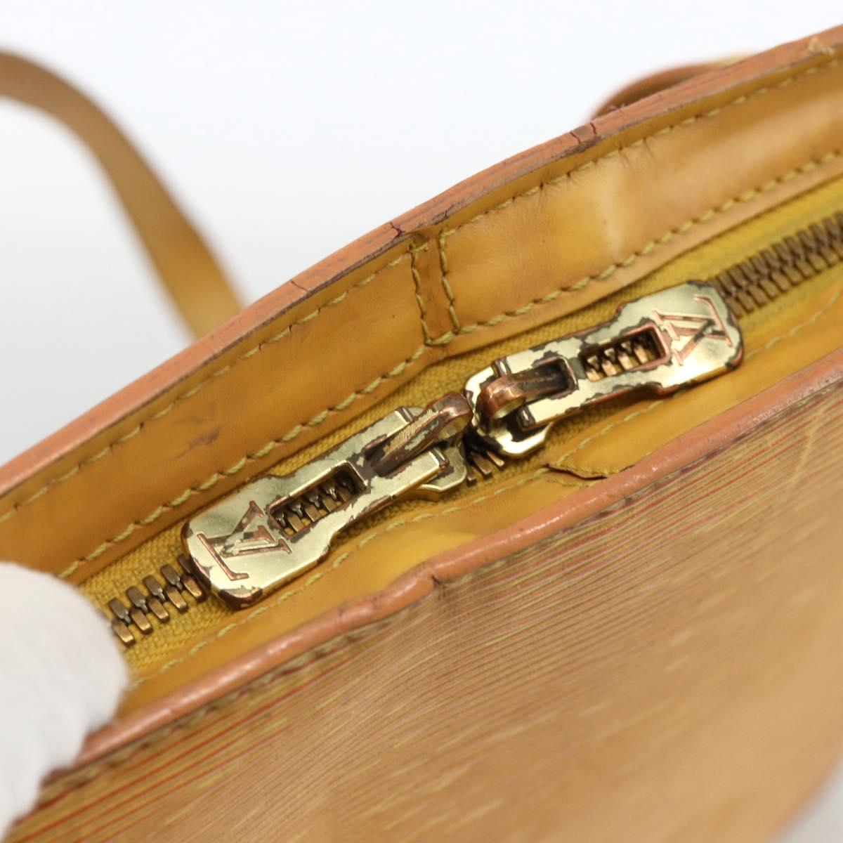 LOUIS VUITTON Epi Lussac Shoulder Bag Yellow M52289 LV Auth YKZ765