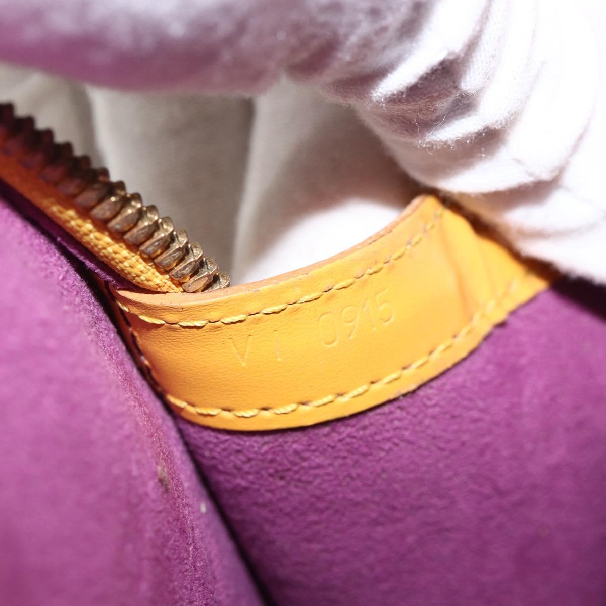LOUIS VUITTON Epi Lussac Shoulder Bag Yellow M52289 LV Auth YKZ765