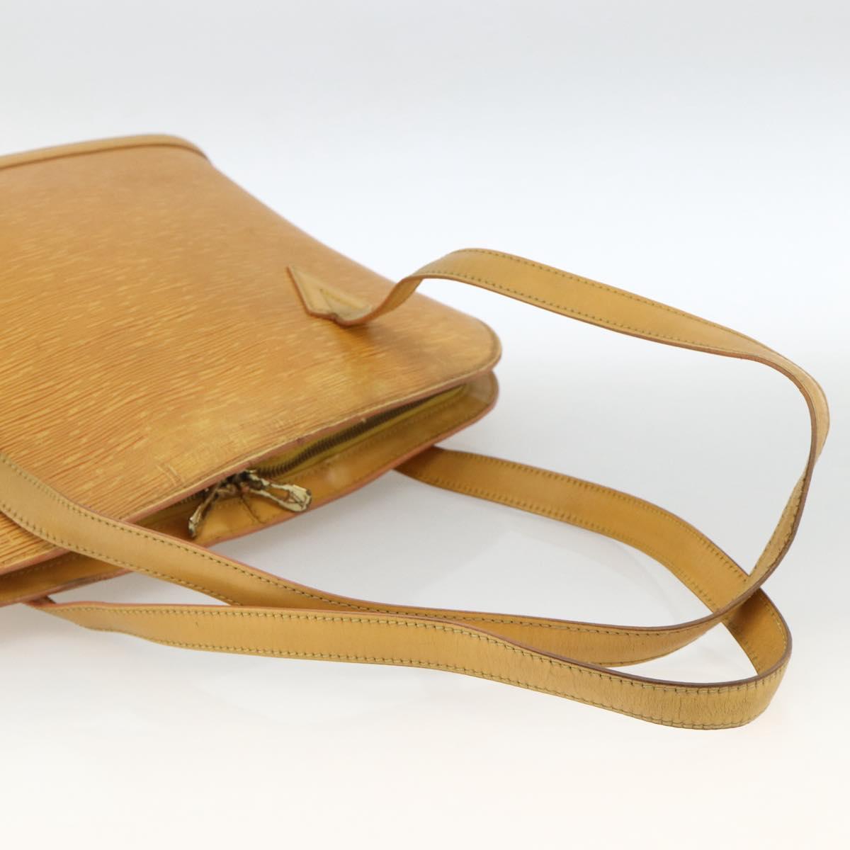 LOUIS VUITTON Epi Lussac Shoulder Bag Yellow M52289 LV Auth YKZ765